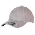 Grey - Front - Yupoong Flexfit 6-panel Baseball Cap With Buckle (Pack of 2)
