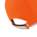 Fluorescent Orange - Side - Beechfield Enhanced-viz - Hi Vis Baseball Cap - Headwear (Pack of 2)