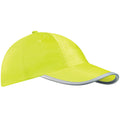 Fluorescent Yellow - Front - Beechfield Enhanced-viz - Hi Vis Baseball Cap - Headwear (Pack of 2)