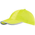 Fluorescent Yellow - Back - Beechfield Enhanced-viz - Hi Vis Baseball Cap - Headwear (Pack of 2)
