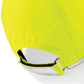 Fluorescent Yellow - Side - Beechfield Enhanced-viz - Hi Vis Baseball Cap - Headwear (Pack of 2)