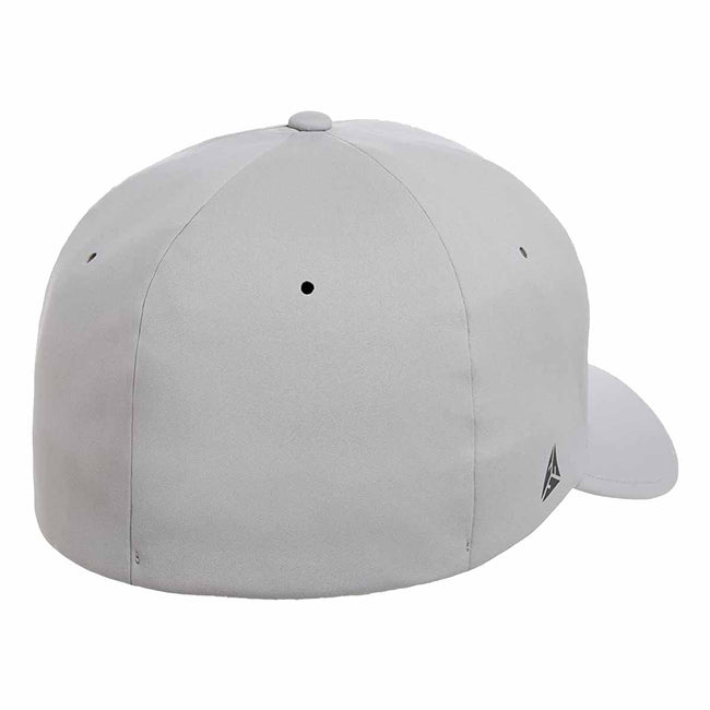 Silver - Back - Yupoong Flexfit Unisex Delta Waterproof Cap (Pack of 2)
