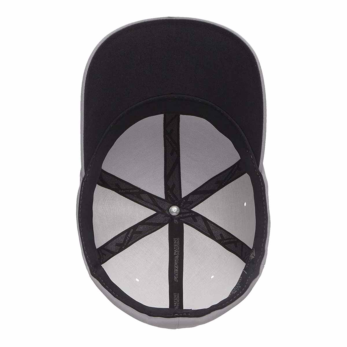 Silver - Side - Yupoong Flexfit Unisex Delta Waterproof Cap (Pack of 2)
