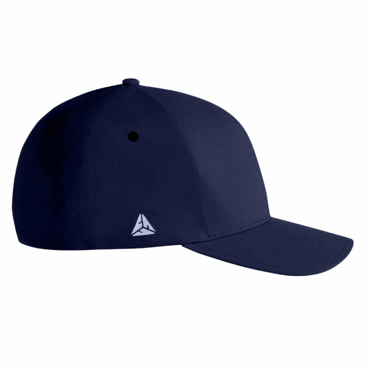 Navy - Side - Yupoong Flexfit Unisex Delta Waterproof Cap (Pack of 2)