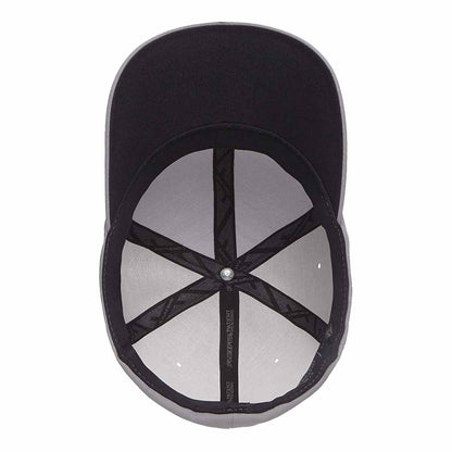 Silver - Side - Yupoong Flexfit Unisex Delta Waterproof Cap (Pack of 2)