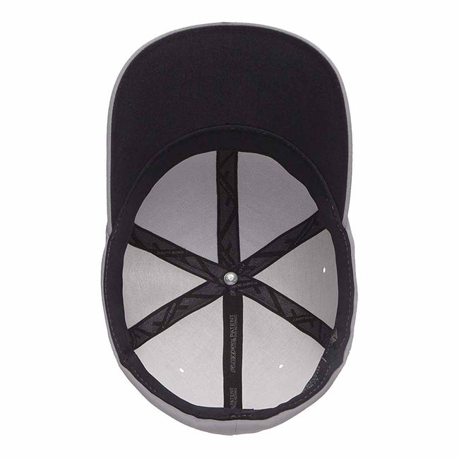 Silver - Side - Yupoong Flexfit Unisex Delta Waterproof Cap (Pack of 2)