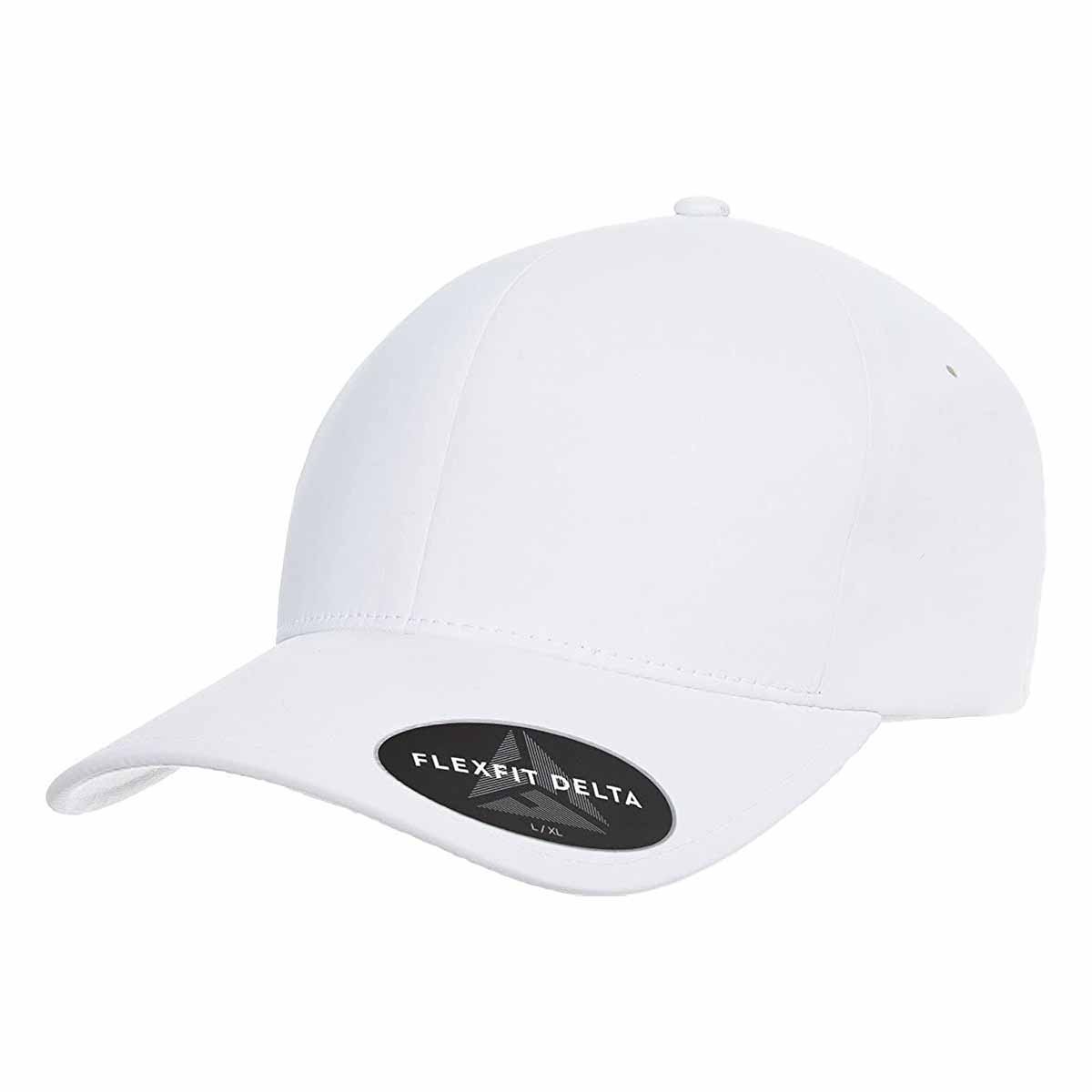 White - Lifestyle - Yupoong Flexfit Unisex Delta Waterproof Cap (Pack of 2)