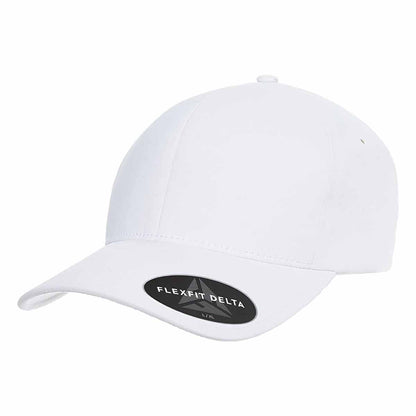 White - Lifestyle - Yupoong Flexfit Unisex Delta Waterproof Cap (Pack of 2)