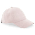 Dusky Pink - Front - Beechfield Unisex Faux Suede Cap (Pack of 2)