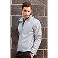 Heather Grey - Back - Henbury Mens Microfleece Anti-Pill Jacket