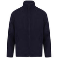 Navy - Front - Henbury Mens Microfleece Anti-Pill Jacket