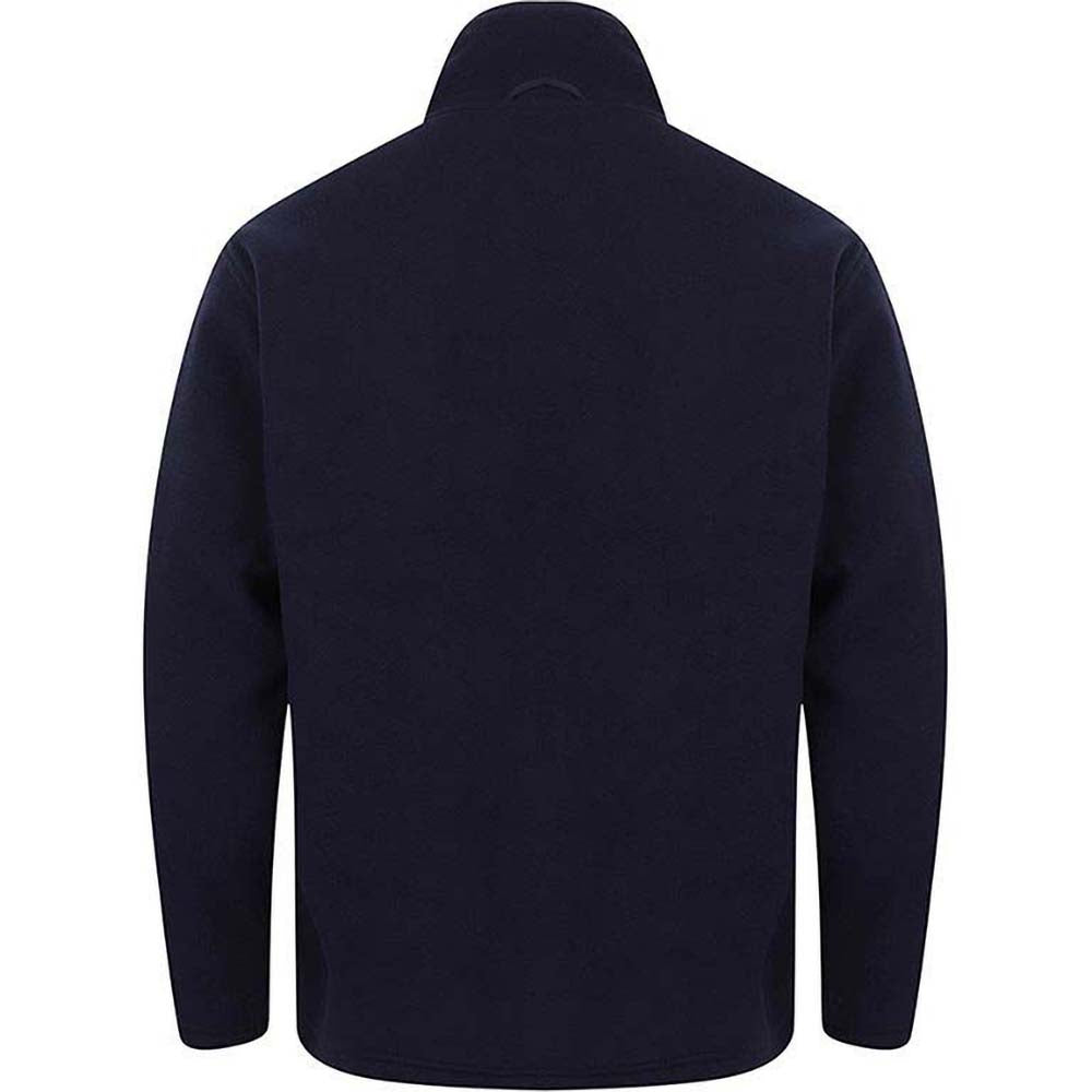 Navy - Back - Henbury Mens Microfleece Anti-Pill Jacket