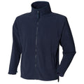 Navy - Lifestyle - Henbury Mens Microfleece Anti-Pill Jacket