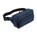 French Navy - Front - BagBase Organiser Belt - Waistpack Bag (2.5 Litres) (Pack of 2)