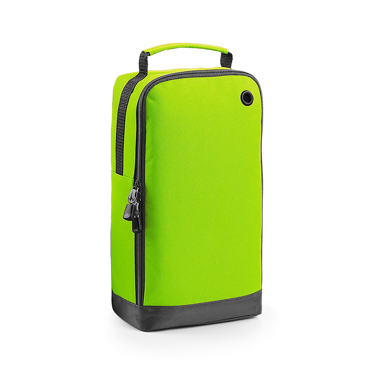 Lime Green - Front - BagBase Sport Shoe - Accessory Bag (8 Litres) (Pack Of 2)