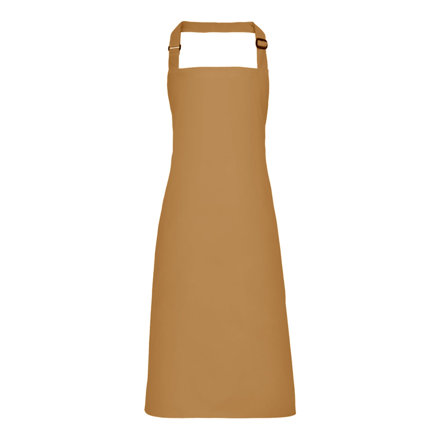 Camel - Front - Premier Colours Bib Apron - Workwear (Pack of 2)