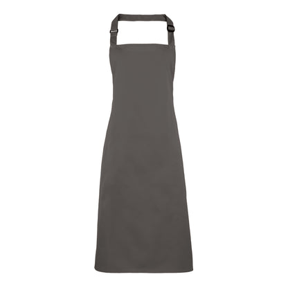 Dark Grey - Front - Premier Colours Bib Apron - Workwear (Pack of 2)