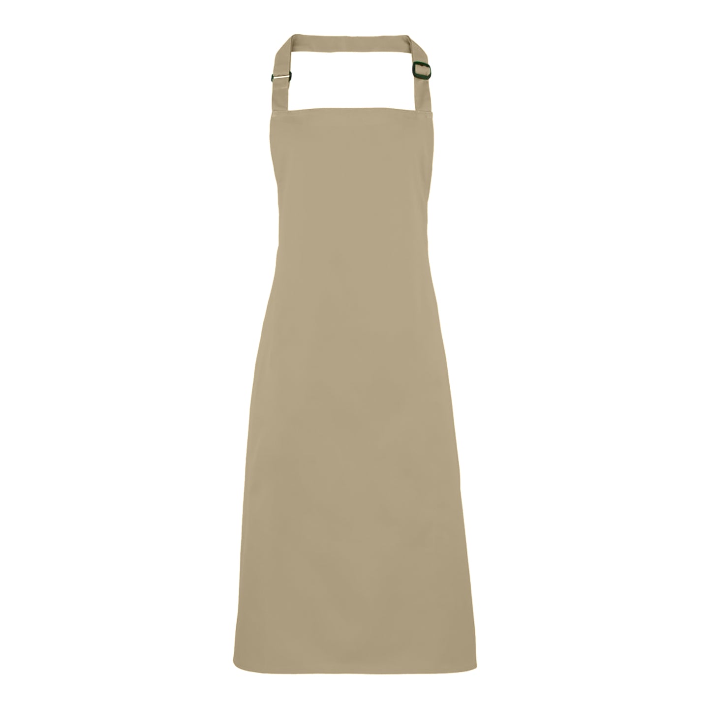 Khaki - Front - Premier Colours Bib Apron - Workwear (Pack of 2)