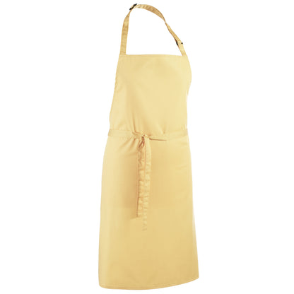 Lemon - Back - Premier Colours Bib Apron - Workwear (Pack of 2)