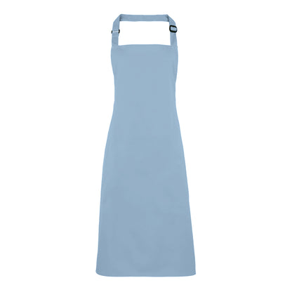 Light Blue - Front - Premier Colours Bib Apron - Workwear (Pack of 2)