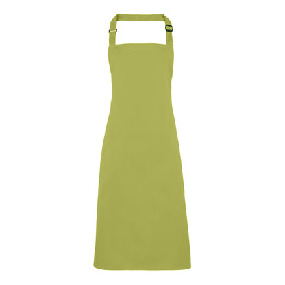 Lime - Front - Premier Colours Bib Apron - Workwear (Pack of 2)
