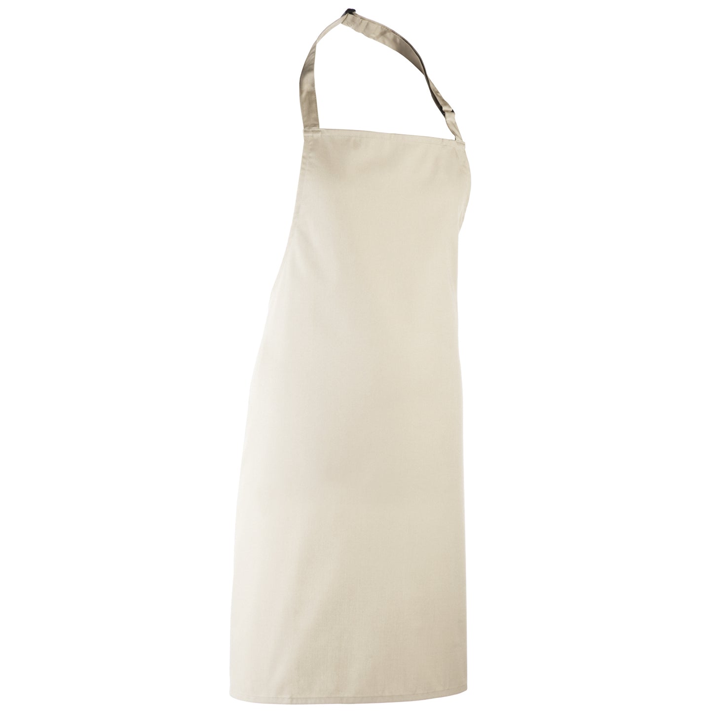 Natural - Back - Premier Colours Bib Apron - Workwear (Pack of 2)