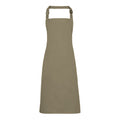 Olive - Front - Premier Colours Bib Apron - Workwear (Pack of 2)