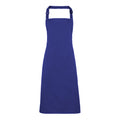 Royal - Front - Premier Colours Bib Apron - Workwear (Pack of 2)