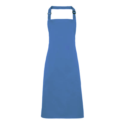 Sapphire - Front - Premier Colours Bib Apron - Workwear (Pack of 2)