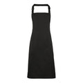 Black - Front - Premier Colours Bib Apron - Workwear (Pack of 2)