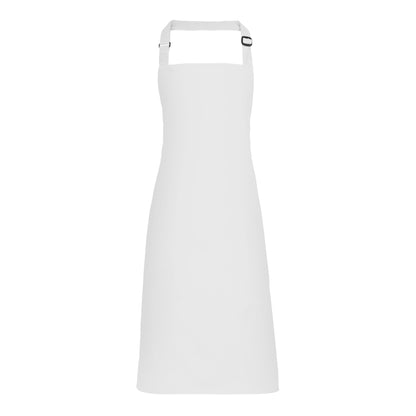 White - Front - Premier Colours Bib Apron - Workwear (Pack of 2)