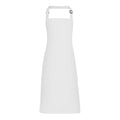 White - Front - Premier Colours Bib Apron - Workwear (Pack of 2)