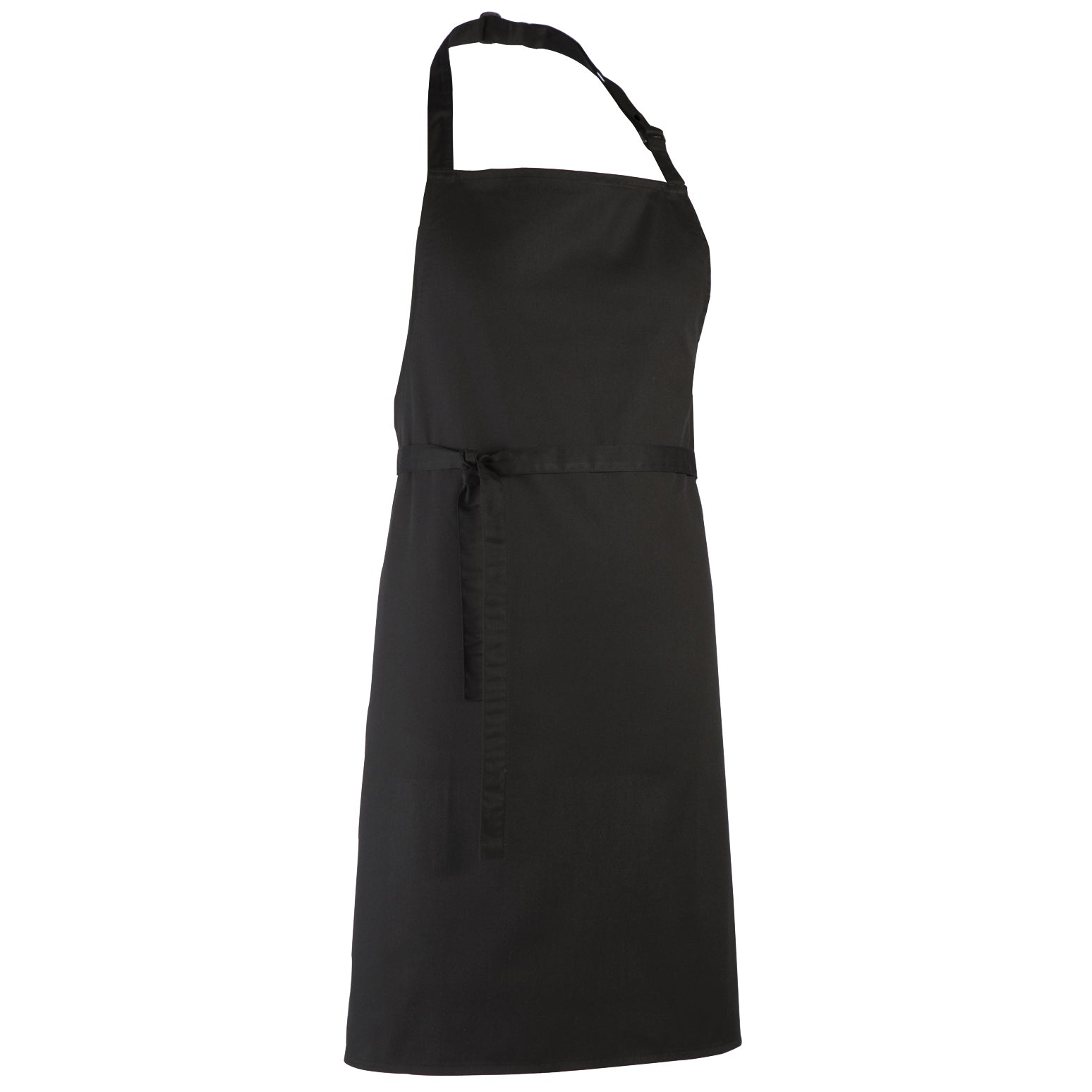 Black - Back - Premier Colours Bib Apron - Workwear (Pack of 2)