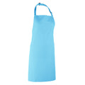 Cyan - Back - Premier Colours Bib Apron - Workwear (Pack of 2)