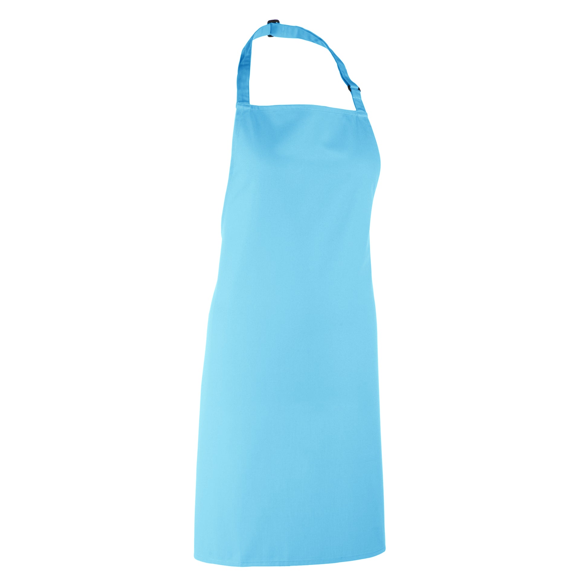 Cyan - Back - Premier Colours Bib Apron - Workwear (Pack of 2)