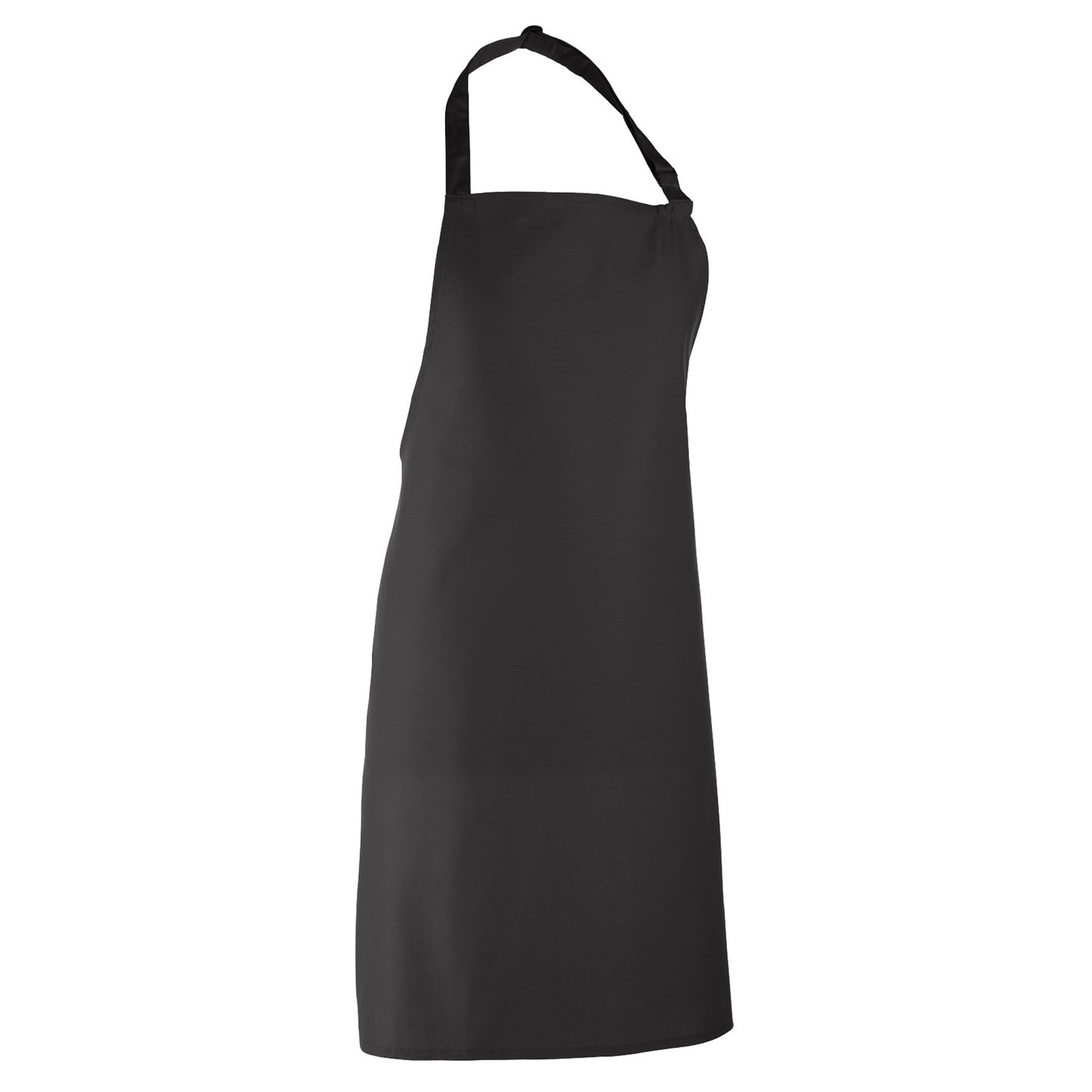 Charcoal - Back - Premier Colours Bib Apron - Workwear (Pack of 2)
