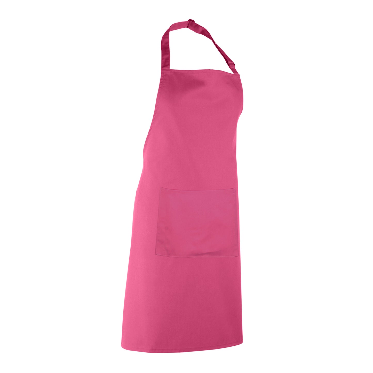 Hot Pink - Back - Premier Ladies-Womens Colours Bip Apron With Pocket - Workwear (Pack of 2)