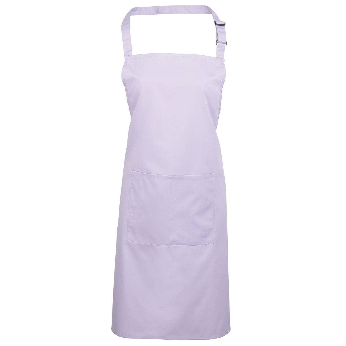 Lilac - Front - Premier Ladies-Womens Colours Bip Apron With Pocket - Workwear (Pack of 2)