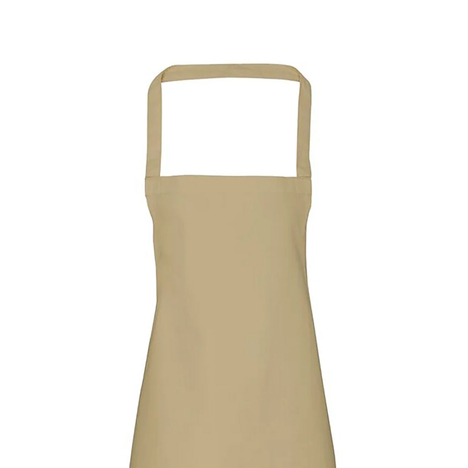 Khaki - Back - Premier Ladies-Womens Slim Apron (no Pocket) - Workwear (Pack of 2)