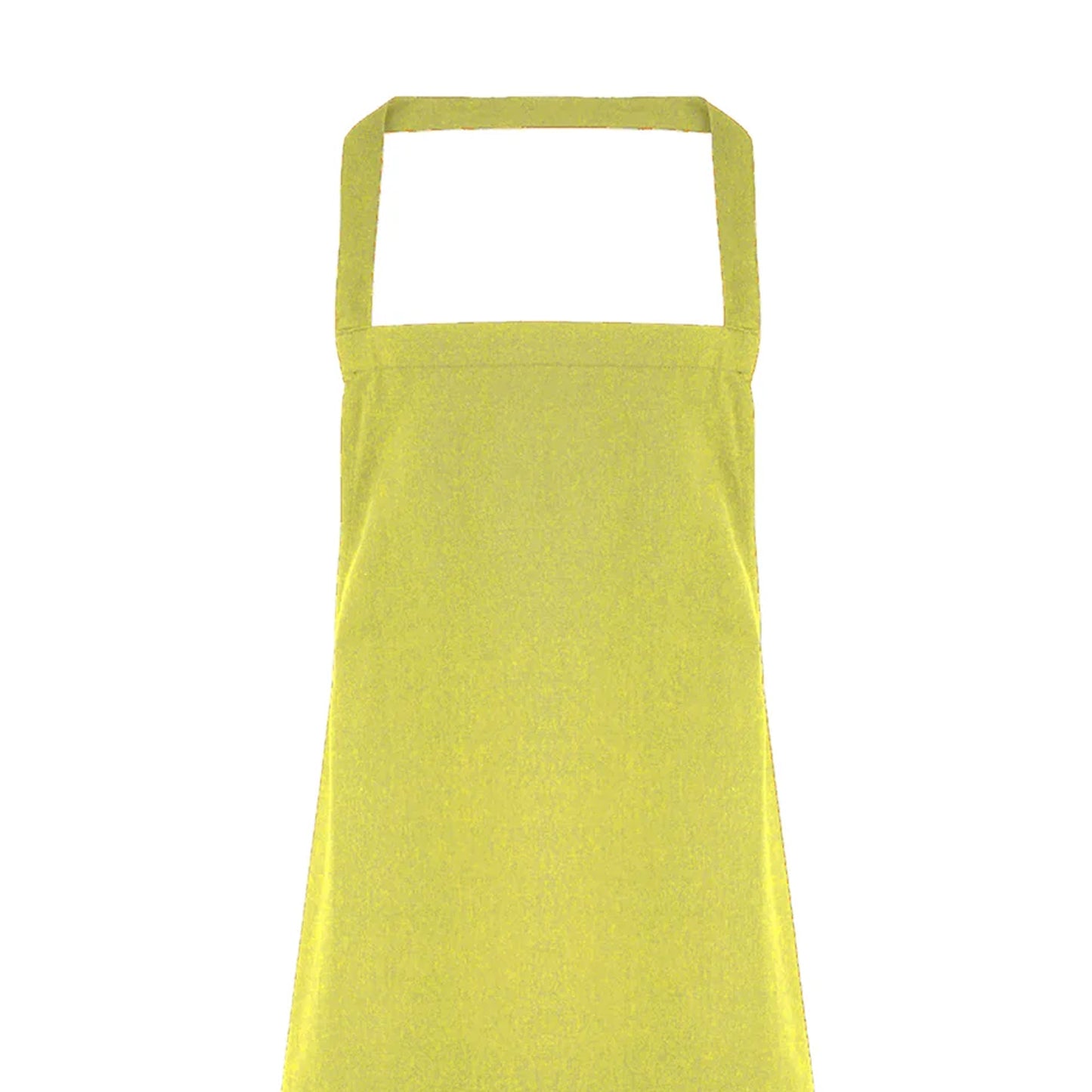 Lime - Back - Premier Ladies-Womens Slim Apron (no Pocket) - Workwear (Pack of 2)