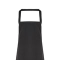 Black - Back - Premier Ladies-Womens Slim Apron (no Pocket) - Workwear (Pack of 2)