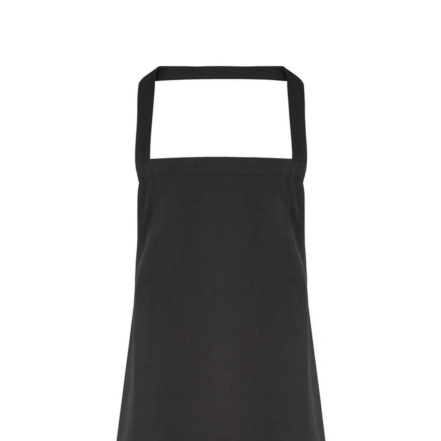 Black - Back - Premier Ladies-Womens Slim Apron (no Pocket) - Workwear (Pack of 2)