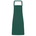 Dark Grey - Front - Premier Ladies-Womens Slim Apron (no Pocket) - Workwear (Pack of 2)