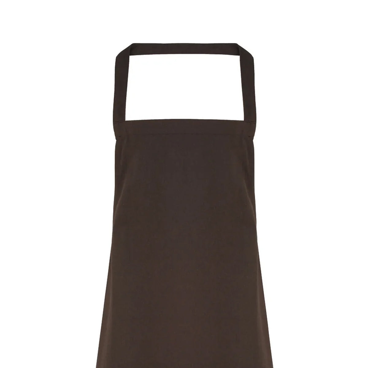 Brown - Back - Premier Ladies-Womens Slim Apron (no Pocket) - Workwear (Pack of 2)