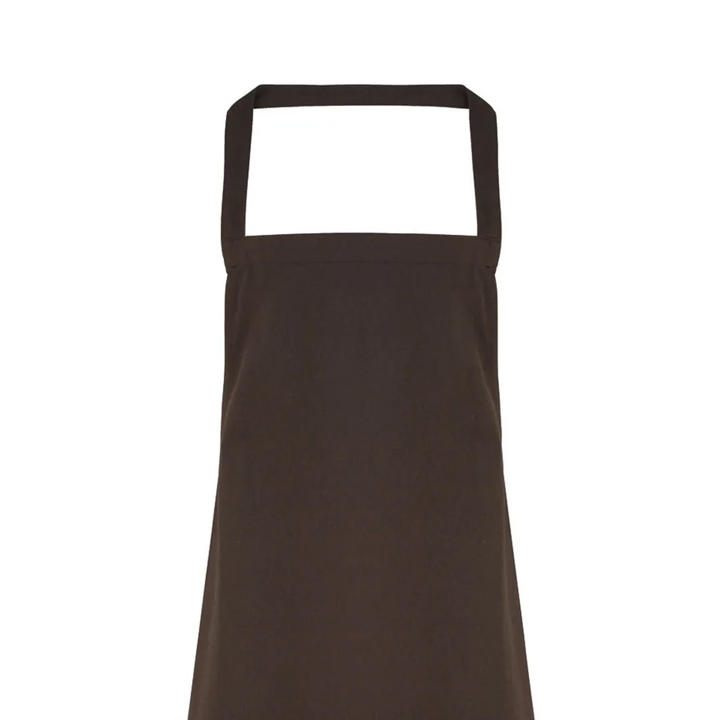 Brown - Back - Premier Ladies-Womens Slim Apron (no Pocket) - Workwear (Pack of 2)