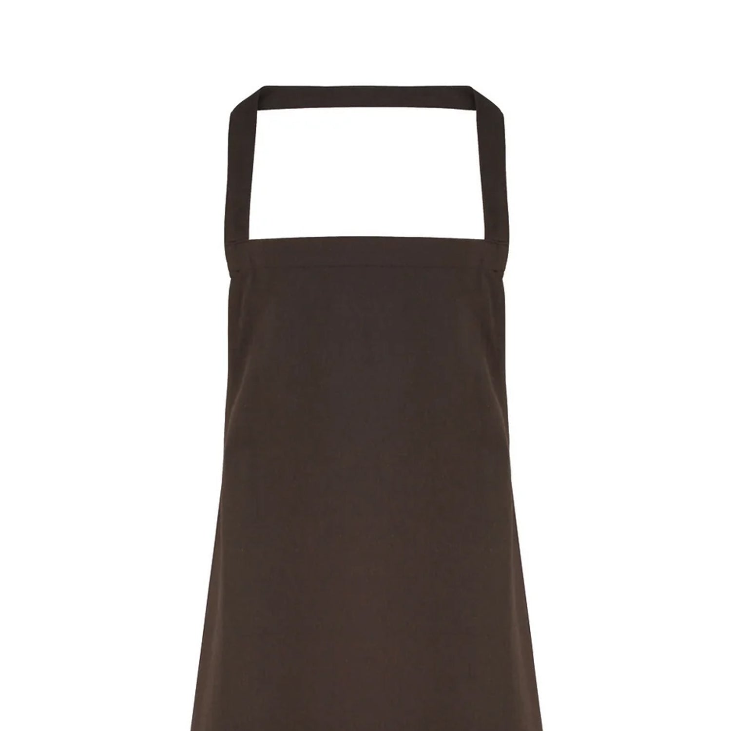 Brown - Back - Premier Ladies-Womens Slim Apron (no Pocket) - Workwear (Pack of 2)