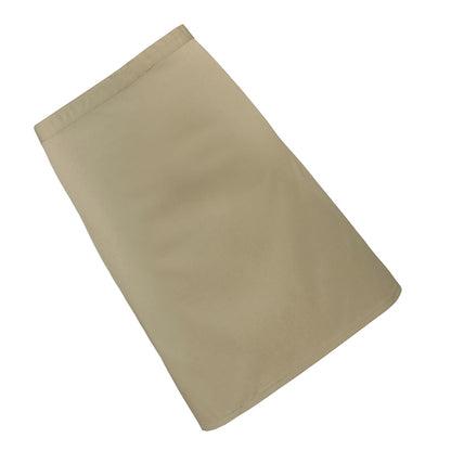 Khaki - Back - Premier Ladies-Womens Mid-Length Apron (Pack of 2)