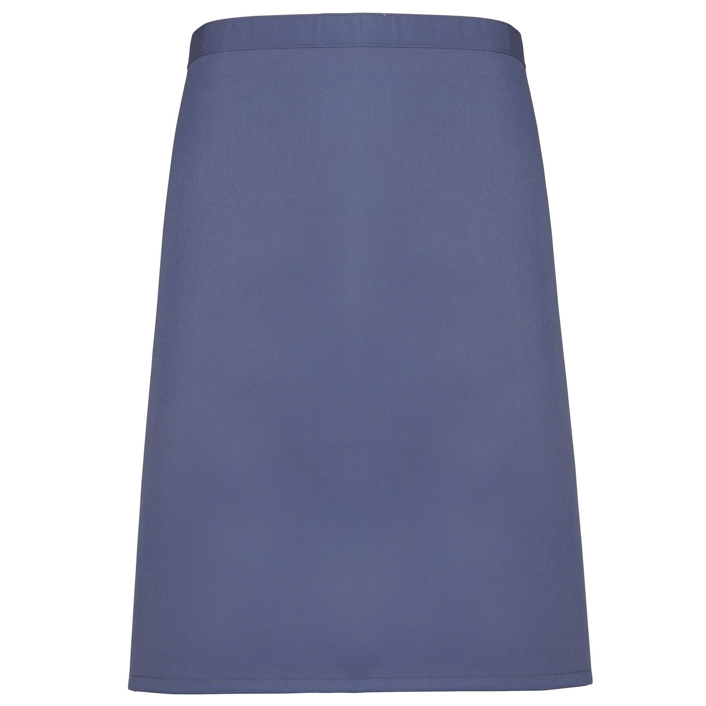 Marine Blue - Front - Premier Ladies-Womens Mid-Length Apron (Pack of 2)