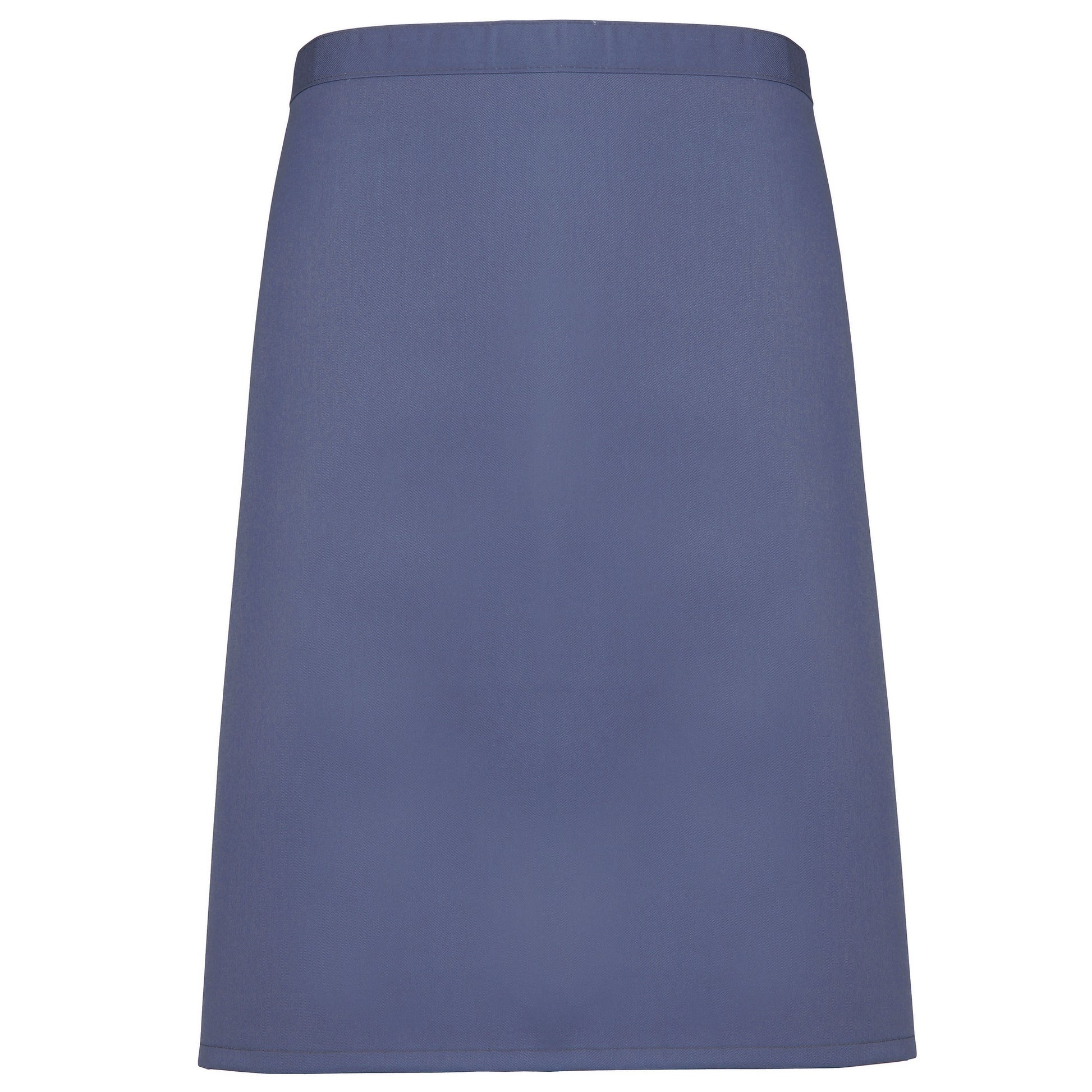 Marine Blue - Front - Premier Ladies-Womens Mid-Length Apron (Pack of 2)