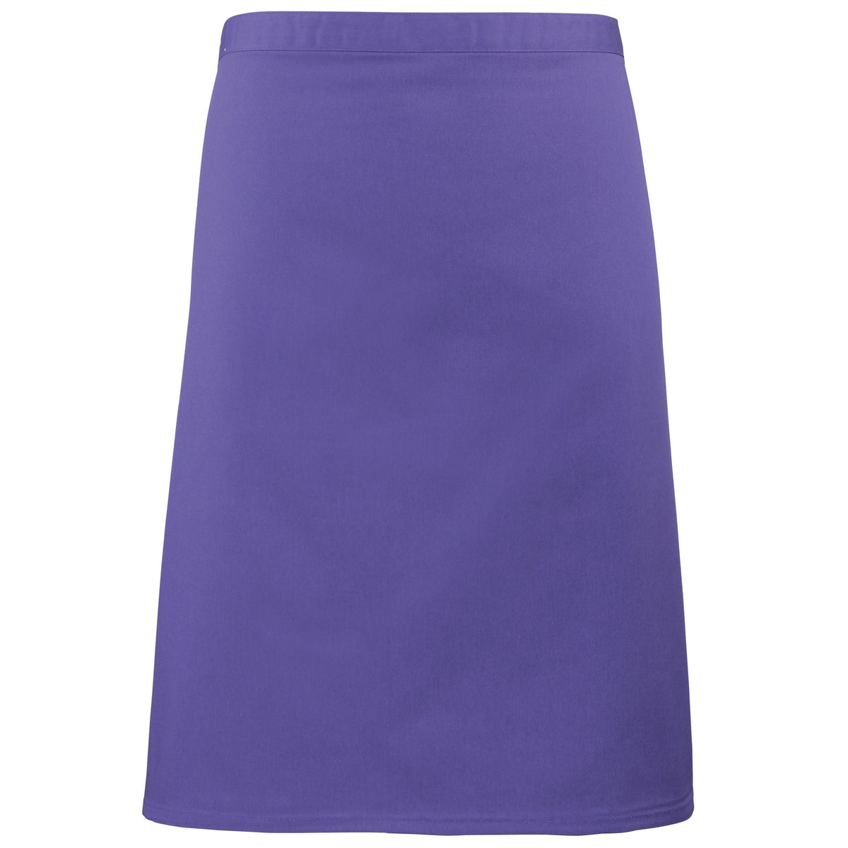 Purple - Front - Premier Ladies-Womens Mid-Length Apron (Pack of 2)